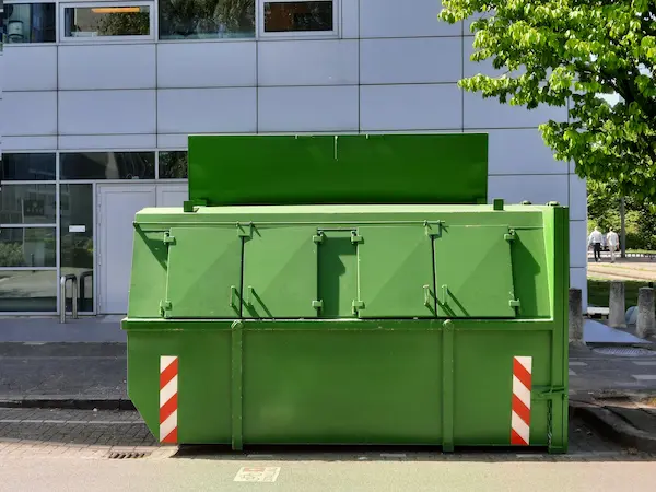 dumpster Rental outside Building cape coral